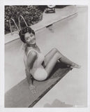 Adele Mara poses on pool diving board vintage 8x10 inch photo Model