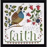 Design Works counted cross stitch kit "Have Faith", 25x25cm Model