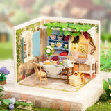Rolife Super Store Kits Plastic Building Toys Midsummer Dream Yard DIY Miniature Model