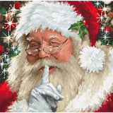 Luca-S counted cross stitch kit "Santa", 26x25cm, DIY Model