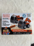 Black+Decker Matrix Junior 2 Vehicle Build-It Kit Excavator & Dump Truck 39 Piec Model