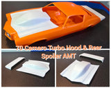 Resin Turbo Hood & Rear Spoiler Combo for 70 Camaro AMT 1/25. Model