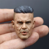 1/6 Open Mouth Cable Head Carving Sculpt Model Toys Model