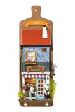 Robotime DS019 Aroma Toast Lab DIY Wall Hanging Miniature House Kit Model