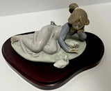 LLADRO "Playful Friends" #5609, Mint condition, display stand NOT included Model