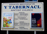 Photo 6x4 Y Tabernacl information board,  Llwynhendy Cefncaeau Facing Llw c2016 Model