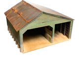 HUDSON RIVER MODEL COMPANY HO SCALE OPEN AIR SAND & EQUIPMENT SHED CRAFTSMAN KIT Model