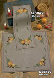 Permin cross stitch kit 27-2629  Table Mat The scent of oranges Model