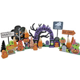 Target Hyde & Eek Halloween Mini Mantle Wood Decor Cemetery Village Scene Lot Model