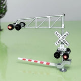 1 x N scale model cantilever grade crossing signal with gate arm barrier #C160G Model