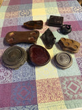 9 Vintage Chinese Japanese Carved Hardwood Display Stands Figurine Stands Model