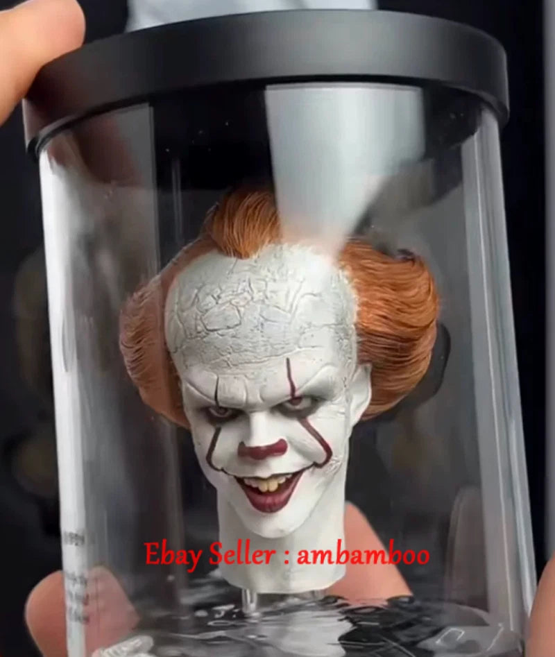 INART 1/6 IT Pennywise Calm Face Headed Carving Model Action Figures Parts£¨Used£© Model