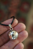 Silver 18mm Harmony Ball Round Sphere Chime Bell Bead Charm Pendant Necklace Charms