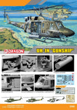 DRAGON 1/35 Scale 3540 UH-1N "Gunship"Assembly Model Kit-NEW Model