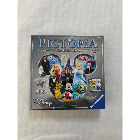 Ravensburger Disney Pictopia Ultimate Picture Trivia Family Board Game 1000 Qs Model
