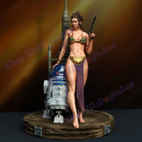 Leia R2D2 1/12 1/10 1/8 1/6 1/4 3D Print Model Kit Unpainted Unassembled Model