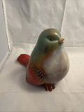 Painted Ceramic Bird Figurine Display Collectible Home Decor Unbranded Model