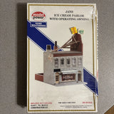 Sealed Model Power 475 HO Jans Ice Cream Parlor W/Operating Awning Building Kit Model