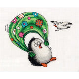 Klart counted cross stitch kit "I'm flying!" 15x12.5cm, DIY Model