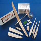 Hiesbok HPH 304 Shark Model sailplane kit, balsawood chuck glider, easy build Model