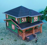 S Scale (1:64) Model House "The Americus" ?C 3D Printed Railroad Building Kit Model