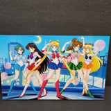 Sailor Moon Group Anime Wall Photo Art Board Print 11.75in x 7.25in Model