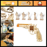 3D Wooden Puzzle DIY Building Toy - Mechanical Model, Multi-Player Game, Gift fo Model