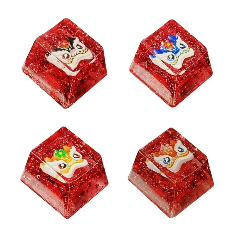Ergonomic Resin Keycap for Typists and Gamers OEM Height Mechanical Keyboards Model