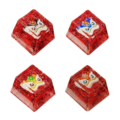 Ergonomic Resin Keycap for Typists and Gamers OEM Height Mechanical Keyboards Model