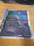 5D DIY Diamond Art Painting, Skull Kit Craft Feline Clans  NO TOOLS OR BOX Model