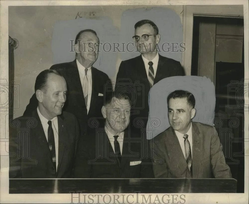 1961 Press Photo Real Estate Board of New Orleans, Inc. board of directors Model