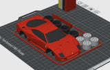 Ferrari F40 Competition DIY Kit Card - 3D Printed - Made In The USA - ???? Model