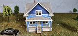 S Scale (1:64) Model House "The Fairview" ?C 3D Printed Railroad Building Kit Model