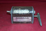 Old Durant Mechanical Counter Model 5-M-11-R Factory Piece Work 5M11R Totalizing Model