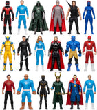 18Pcs Super Hero Figures Toy, 4.5 Inch Cartoon Heroic Legends Miniatures - Colle Model