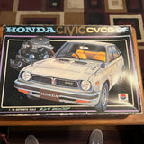 HONDA CIVIC CVCC GF 1/16  NITTO  BIG MODEL KIT (missing Manual & Glue) Model