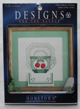 1998 Designs For The Needle Cherry Teacup Counted Cross Stitch Kit #5354 NOS Model