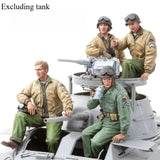 1/16 Resin Figure Model Kit WWII US Army M8 Crew 4 Figures Unassembled Unpainted Model