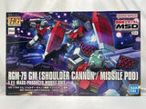 BANDAI HG Gundam 1/144 GM Shoulder Cannon & Missile Pod Plastic Model Kit Model