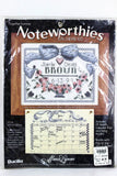 Bucilla Noteworthies Calendar Together Forever Cross Stitch Kit NEW #41708 Model