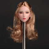 1/6 SDH027B Head Model Golden Curly Girl For 12 