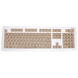 Replacement Mechanical Keyboard Keycaps ABS Beige Decorative Keycap Set Model