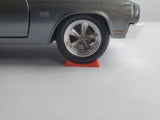 16x Chocks Tire Stands Cradles 1/24 & 1/18 Scale Diecast Model Car Truck Garage Model