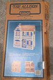 1983 Artply The Allison Wood Dollhouse Kit Model 77 Open Box Model