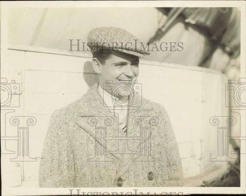 1926 Press Photo William B. Leeds arrives on board the S.S. Paris - kfx58348 Model