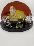 Swarovski Lion King Coll. incl. Mufasa, Simba, Timon, Display MINT - NO PUMBAA Model