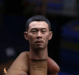 1/6 Painted Volunteer Army Zhang Yi Head Sculpt Model Toys Model