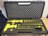 Snap-On YELLOW To Go Kit CASE & FOAM ONLY 62pc for Cordless 14.4v Impact Sockets Model