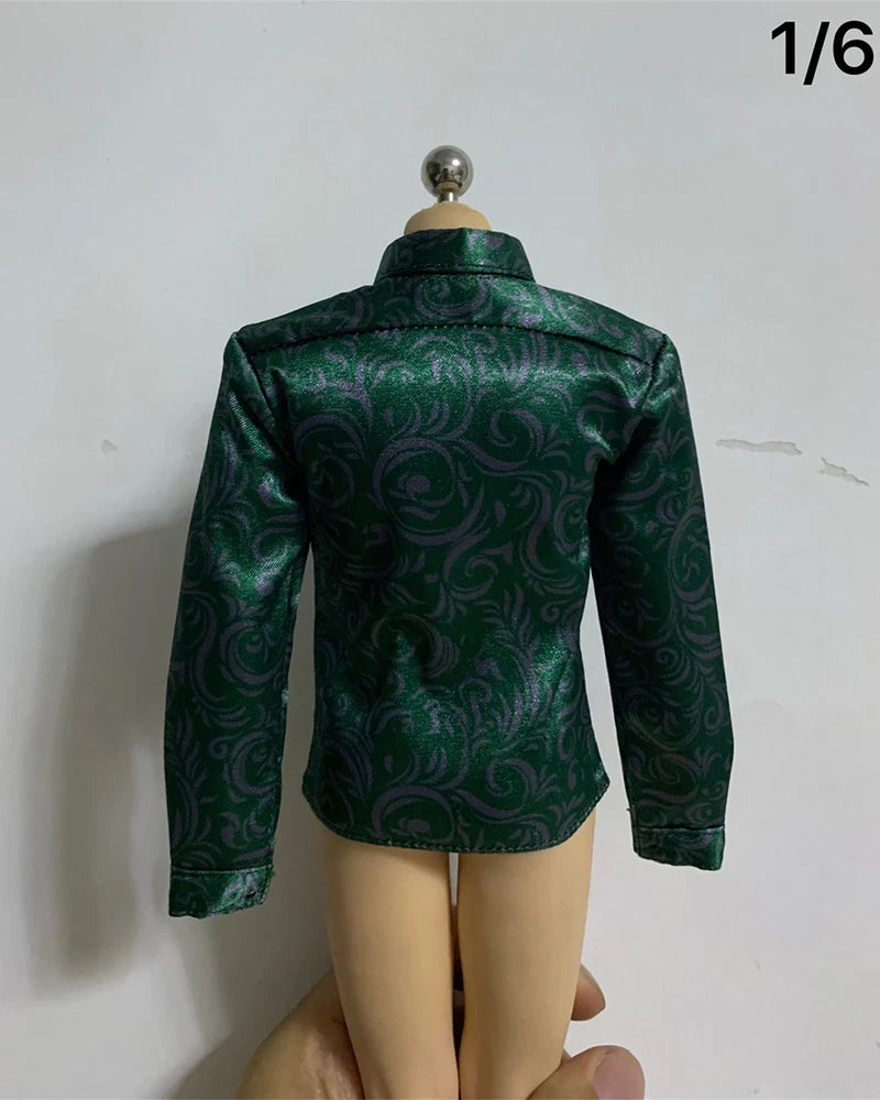 Toy center 1/6 The Clown Man Print Flower Shirt Model Fit 12'' Figure Body Model