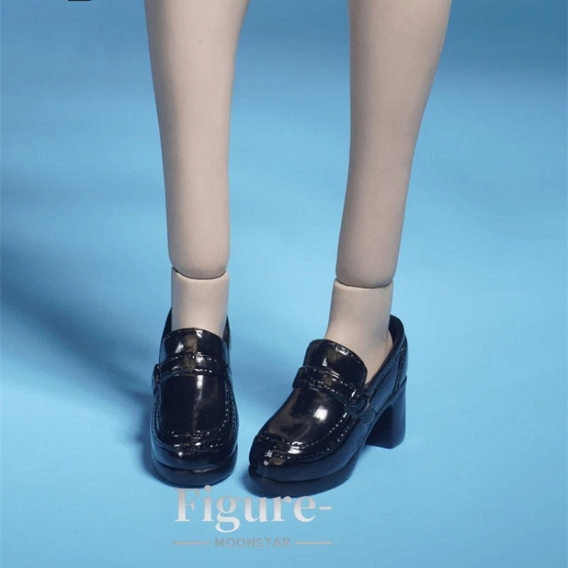 1:6 SA054B Female Black JK Leather Shoes Model fit 12'' Soldier Action Figures Model